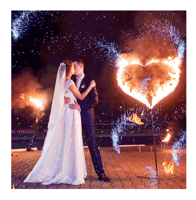 Организация пиротехнического шоу на свадьбу  Сорочинск | sorochinsk.salutsklad.ru