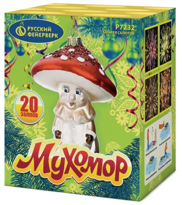Мухомор Батарея салютов купить в Сорочинске | sorochinsk.salutsklad.ru